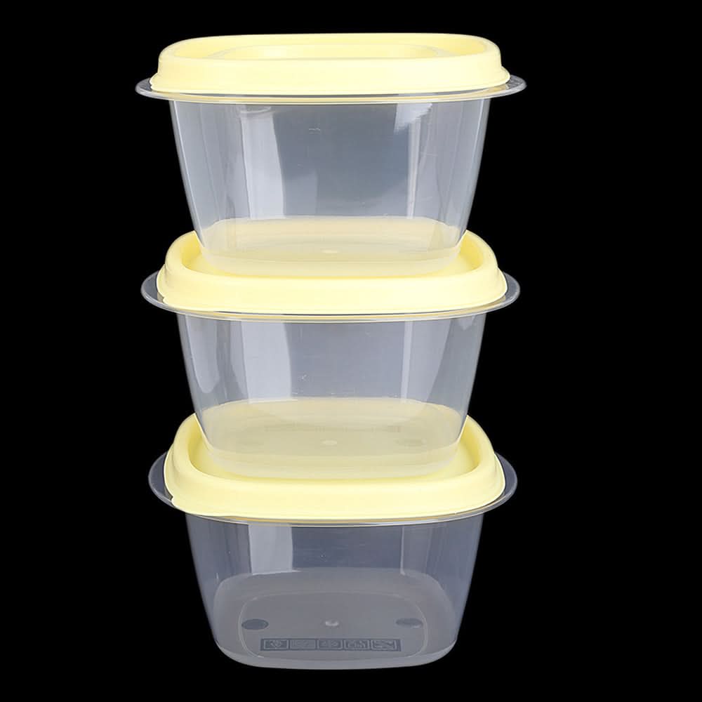 Multipurpose Storage Box 3 Pieces - Yellow, Home & Lifestyle, Storage Boxes, Chase Value, Chase Value
