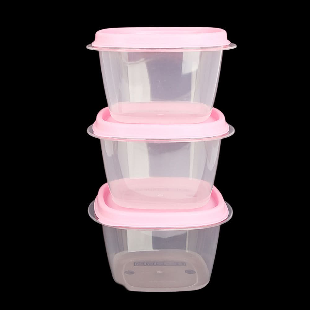 Multipurpose Storage Box 3 Pieces - Pink, Home & Lifestyle, Storage Boxes, Chase Value, Chase Value