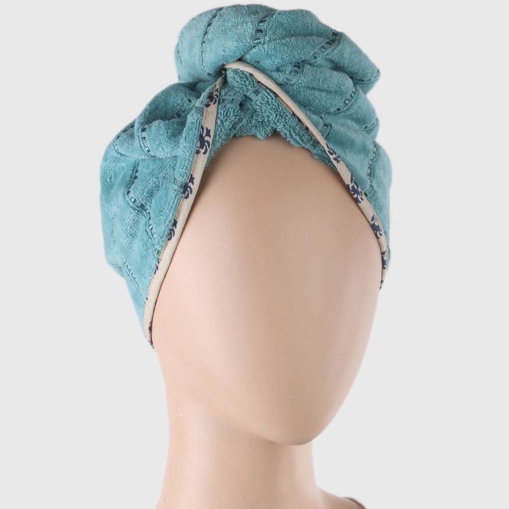 Women's Bath Towel Cap - Cyan, Home & Lifestyle, Bath Towels, Chase Value, Chase Value