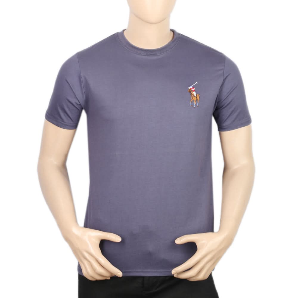 Men's Half Sleeves Print T-Shirt - Grey, Men, T-Shirts And Polos, Chase Value, Chase Value