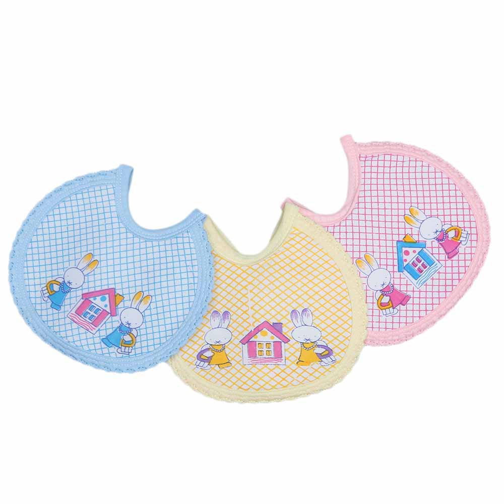 Newborn 3 Pcs Bibs Foam - Multi, Kids, Bibs, Chase Value, Chase Value