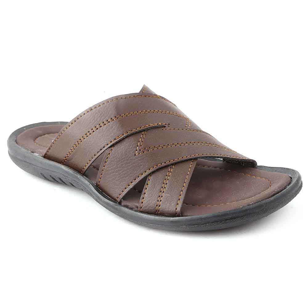 Men's Slippers (R-18) - Brown, Men, Slippers, Chase Value, Chase Value