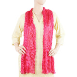 Women's Scarves With Pearls - Dark Pink, Women, Dupatta, Chase Value, Chase Value