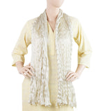 Women's Scarves With Pearls - Off White, Women, Dupatta, Chase Value, Chase Value