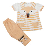 Newborn Girls Half Sleeves Suit - Peach, Kids, Newborn Girls Sets And Suits, Chase Value, Chase Value