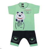 Boys Half Sleeves 2 Pcs Suit - Green, Kids, Boys Sets And Suits, Chase Value, Chase Value