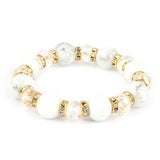Women's Stone Bracelet - White - test-store-for-chase-value