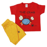 Newborn Boys Half Sleeves Suit - Red, Kids, Newborn Boys Sets And Suits, Chase Value, Chase Value