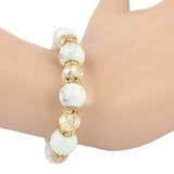 Women's Stone Bracelet - White - test-store-for-chase-value