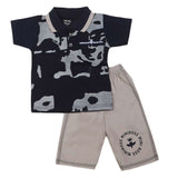 Boys Half Sleeves 2 Pcs Suit - Purple, Kids, Boys Sets And Suits, Chase Value, Chase Value