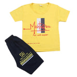 Boys Short Suit - Yellow, Kids, Boys Sets And Suits, Chase Value, Chase Value