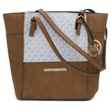 Women's Handbag H-81 - Brown & Grey, Women, Bags, Chase Value, Chase Value