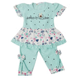 Newborn Girls Half Sleeves Suit - Cyan, Kids, Newborn Girls Sets And Suits, Chase Value, Chase Value