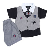 Newborn Boys Suits 2Pcs 42005 - BLACK, Kids, NB Boys Sets And Suits, Chase Value, Chase Value