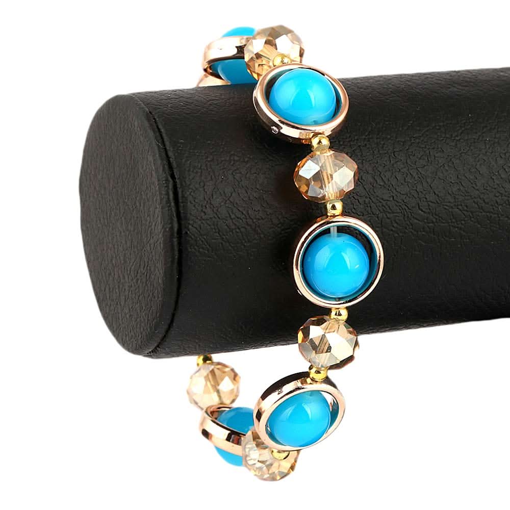 Women's Stone Bracelet - Blue - test-store-for-chase-value