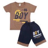 Boys Short Suit - Dark Brown, Kids, Boys Sets And Suits, Chase Value, Chase Value