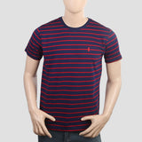 Men's Round Neck T-Shirt - Navy Blue, Men, T-Shirts And Polos, Chase Value, Chase Value