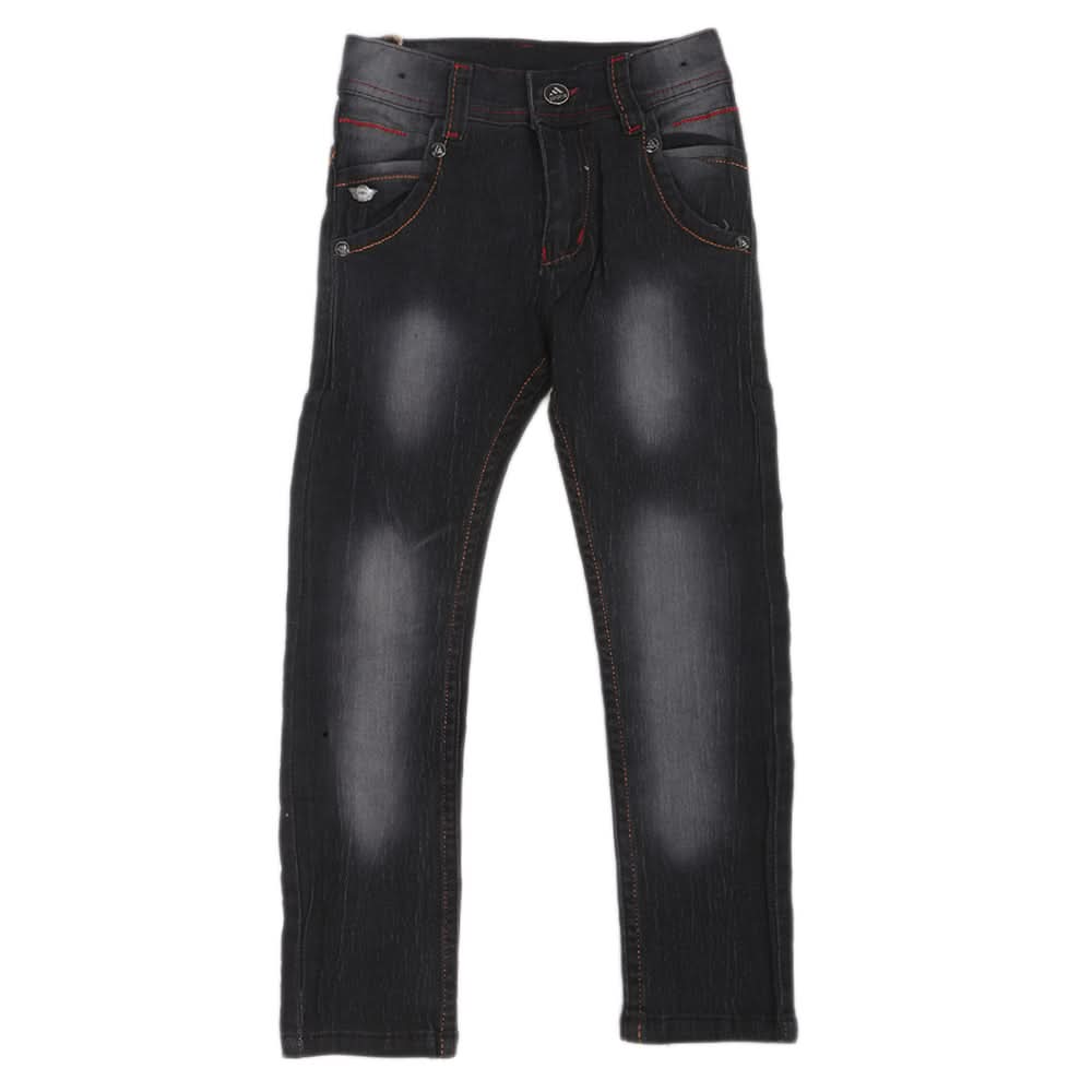 Boys Denim Pant Iz0B - Black, Kids, Boys Pants, Chase Value, Chase Value