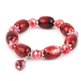 Women's Stone Bracelet - Red - test-store-for-chase-value