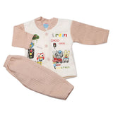 Newborn Boys Polar Full Sleeves Suit - Peach, Kids, New Born Boys Sets And Suits, Chase Value, Chase Value