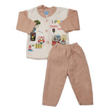 Newborn Boys Polar Full Sleeves Suit - Peach, Kids, New Born Boys Sets And Suits, Chase Value, Chase Value
