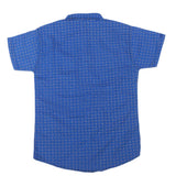Boys Half Sleeves Casual Shirt - Royal Blue, Kids, Boys Shirts, Chase Value, Chase Value