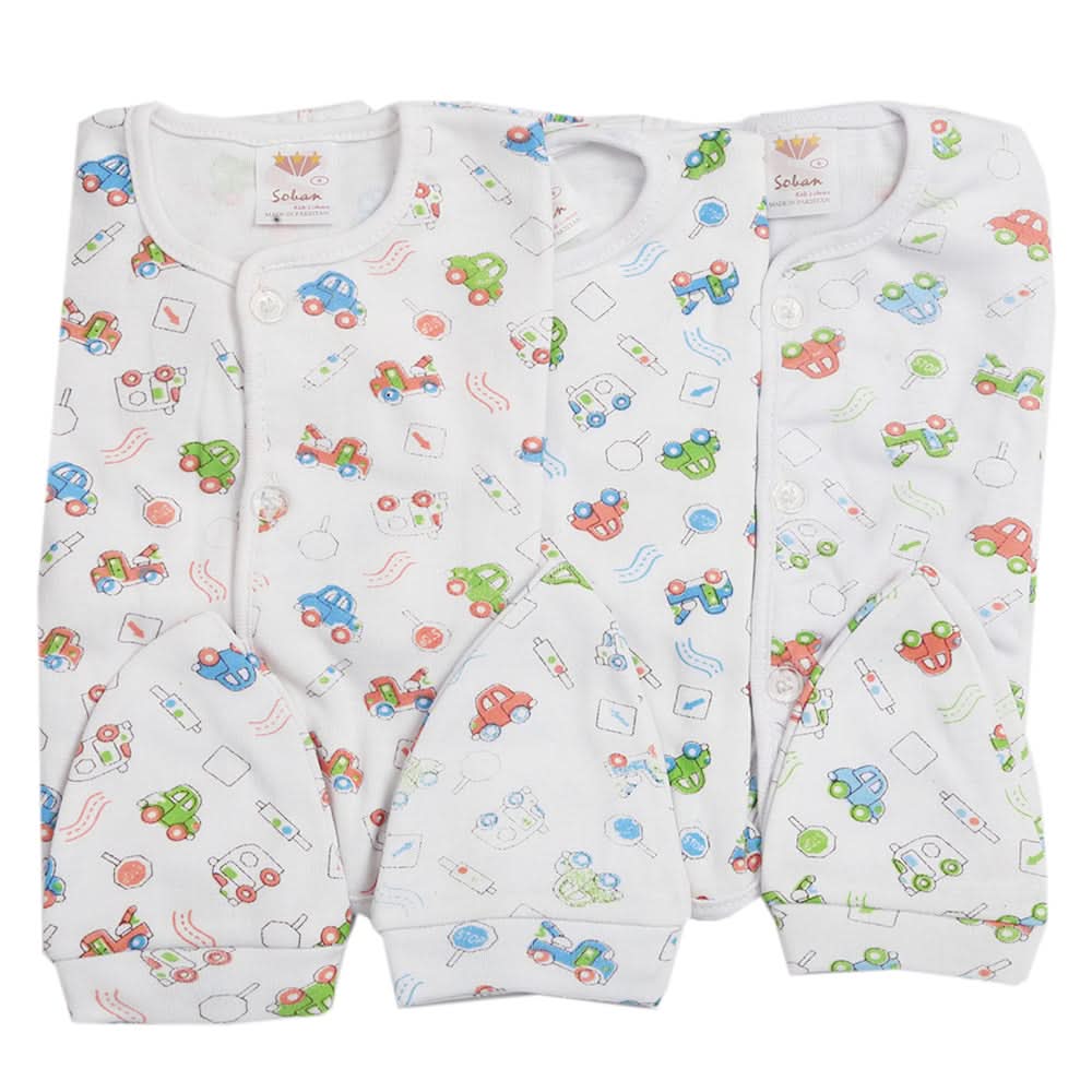 Newborn Suit 3Pcs Set - Multi, Kids, Newborn Boys Sets And Suits, Chase Value, Chase Value
