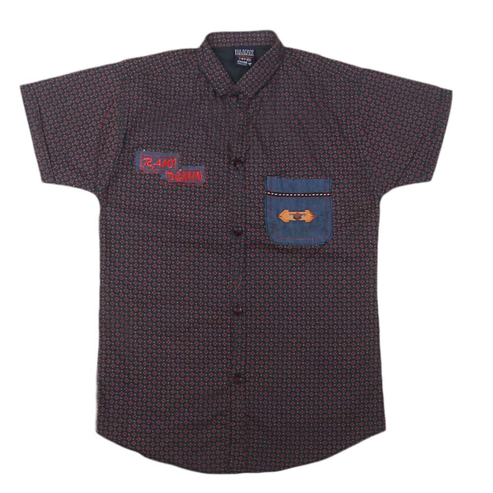 Boys Casual Shirt - Navy Blue, Kids, Boys Shirts, Chase Value, Chase Value