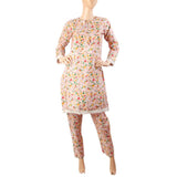 Women's 2 Pcs Cotton Stitched Suit - Pink, Women Shalwar Suits, Chase Value, Chase Value