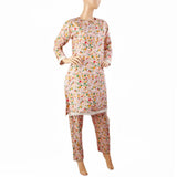 Women's 2 Pcs Cotton Stitched Suit - Pink, Women Shalwar Suits, Chase Value, Chase Value