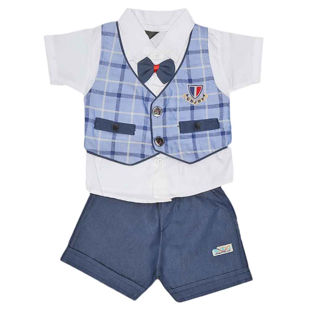 New Born Boys Suits - Blue, Kids, NB Boys Sets And Suits, Chase Value, Chase Value