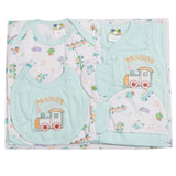Newborn Suit 5pcs gift Sets - Cyan, Kids, Newborn Boys Sets And Suits, Chase Value, Chase Value