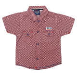 Boys Printed Casual Shirt - Maroon, Kids, Boys Shirts, Chase Value, Chase Value