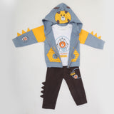 Boys Full Sleeves Suit - Steel Blue, Kids, Boys Sets And Suits, Chase Value, Chase Value