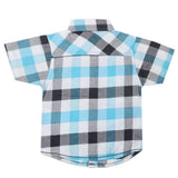 Boys Half Sleeves Casual Shirt - Cyan, Kids, Boys Shirts, Chase Value, Chase Value