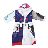 Kids Bathrobe Velour - Multi, Kids, Bath Accessories, Chase Value, Chase Value