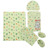 Newborn Suit 5pcs gift Sets - Light Green, Kids, Newborn Boys Sets And Suits, Chase Value, Chase Value