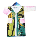 Kids Bathrobe Velour - Multi, Kids, Bath Accessories, Chase Value, Chase Value