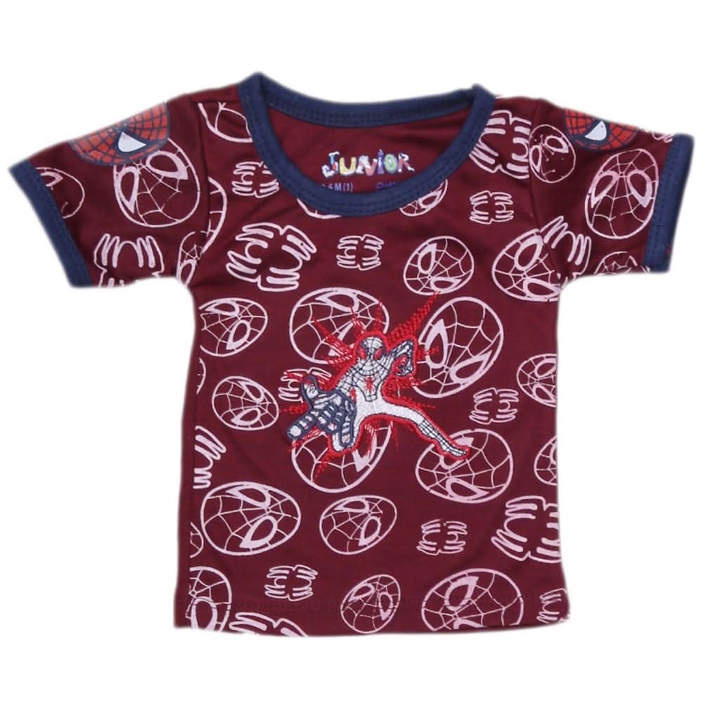 Newborn boys T-shirt - Maroon, Kids, NB Boys Shirts And T-Shirts, Chase Value, Chase Value