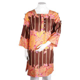 Women's Printed Lawn Kurti - Brown, Women's Fashion, Chase Value, Chase Value