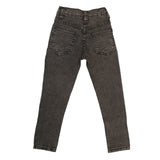 Girls Pearls Denim Pant - Dark Grey, Kids, Girls Pants And Capri, Chase Value, Chase Value