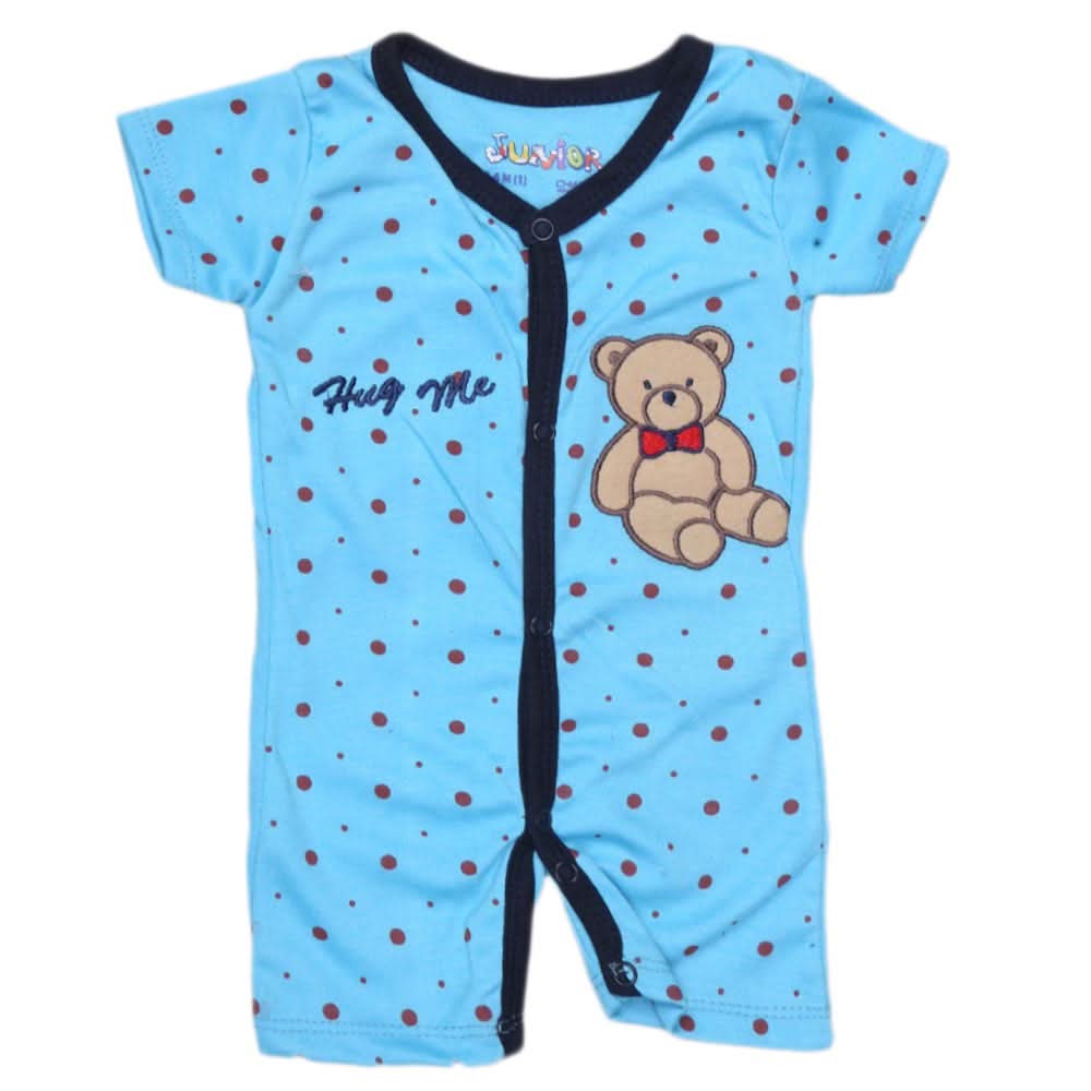 Newborn Boys Romper - Light Blue, Kids, NB Boys Rompers, Chase Value, Chase Value