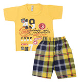 Boys Half Sleeves Suit - Yellow, Kids, Boys Sets And Suits, Chase Value, Chase Value