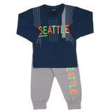 Boys Full Sleeves Suit - Steel Green, Boys Sets & Suits, Chase Value, Chase Value