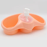 Sponge Holder With Soap Dispenser - Pink, Home & Lifestyle, Accessories, Chase Value, Chase Value