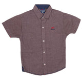 Boys Half Sleeves Casual Shirt - Brown, Kids, Boys Shirts, Chase Value, Chase Value