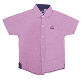 Boys Half Sleeves Casual Shirt - Purple, Kids, Boys Shirts, Chase Value, Chase Value