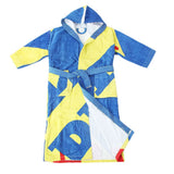 Kids Bathrobe Velour - Multi, Kids, Bath Accessories, Chase Value, Chase Value
