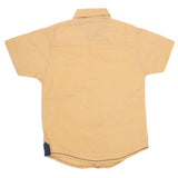 Boys Half Sleeves Casual Shirt - Mustard, Kids, Boys Shirts, Chase Value, Chase Value