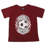 Boys Half Sleeves T-Shirt - Maroon, Boys T-Shirts, Chase Value, Chase Value